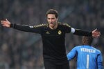 AMSTERDAM, NETHERLANDS - DECEMBER 07:  Gonzalo Higuain of Real Madrid celebrates scoring his sides second goal during the UEFA Champions League group D match between AFC Ajax and Real Madrid at the Amsterdam Arena on December 7, 2011 in Amsterdam, Netherlands.  (Photo by Jasper Juinen/Getty Images)