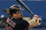 TORONTO, CANADA - JUNE 10:  Kevin Youkilis #20 of the Boston Red Sox hits during MLB action against the Toronto Blue Jays at The Rogers Centre June 10, 2011 in Toronto, Ontario, Canada. (Photo by Abelimages/Getty Images)