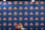 NEW ORLEANS, LA - JANUARY 08:  Head coach Nick Saban of the Alabama Crimson Tide talks with the media during the Allstate BCS Championship Press Conference on January 8, 2012 in New Orleans, Louisiana.  (Photo by Kevin C. Cox/Getty Images)