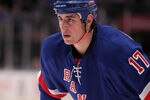 NEW YORK, NY - OCTOBER 27:  Brandon Dubinsky #17 of the New York Rangers against the Toronto Maple Leaves at Madison Square Garden on October 27, 2011 in New York City.  (Photo by Nick Laham/Getty Images)
