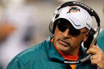 ARLINGTON, TX - NOVEMBER 24:  Head coach Tony Sparano of the Miami Dolphins leads his team against the Dallas Cowboys during the Thanksgiving Day game at Cowboys Stadium on November 24, 2011 in Arlington, Texas.  (Photo by Tom Pennington/Getty Images)