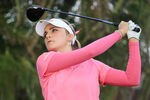 BOCA RATON, FL - JANUARY 09:  LPGA player Lexi Thompson hits a shot during the Morgan and Friends Fight Cancer event at the St. Andrews Country Club on January 9, 2012 in Boca Raton, Florida.  (Photo by Scott Halleran/Getty Images)