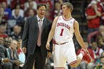 BLOOMINGTON, IN - DECEMBER 10:  Tom Crean the head coach of the Indiana Hoosiers gives instructions to  #1 as Indiana beat the Kentucky Wildcats 73-72 in the game at Assembly Hall on December 10, 2011 in Bloomington, Indiana.  (Photo by Andy Lyons/Getty Images)