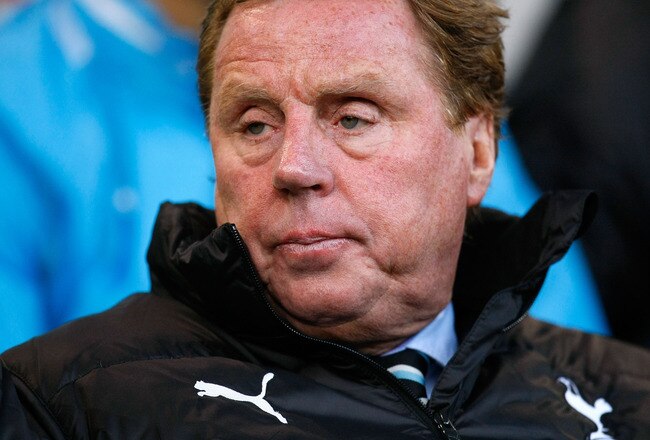 WEST BROMWICH, ENGLAND - NOVEMBER 26: Manager of Tottenham Hotspur Harry Redknapp looks on prior to the Barclays Premier League match between West Bromwich Albion and Tottenham Hotspur at The Hawthorns on November 26, 2011 in West Bromwich, England. (Photo by Tom Dulat/Getty Images)