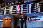 NEW YORK - JUNE 25:  NBA Commissioner David Stern poses for a photograph with the fifth overall draft pick by the Minnesota Timberwolves,  Ricky Rubio during the 2009 NBA Draft at the Wamu Theatre at Madison Square Garden June 25, 2009 in New York City. NOTE TO USER: User expressly acknowledges and agrees that, by downloading and/or using this Photograph, User is consenting to the terms and conditions of the Getty Images License Agreement.  (Photo by Jim McIsaac/Getty Images)
