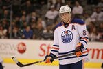 DALLAS, TX - NOVEMBER 21:  Ales Hemsky #83 of the Edmonton Oilers at American Airlines Center on November 21, 2011 in Dallas, Texas.  (Photo by Ronald Martinez/Getty Images)