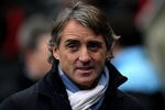MANCHESTER, ENGLAND - JANUARY 08:  Manchester City Manager Roberto Mancini looks on prior to the FA Cup Third Round match between Manchester City and Manchester United at the Etihad Stadium on January 8, 2012 in Manchester, England. (Photo by Alex Livesey/Getty Images)