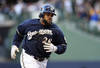 MILWAUKEE, WI - OCTOBER 09:  Prince Fielder #28 of the Milwaukee Brewers rounds the bases on his 2-run home run in the bottom of the fifth inning against the St. Louis Cardinals during Game one of the National League Championship Series at Miller Park on October 9, 2011 in Milwaukee, Wisconsin.  (Photo by Christian Petersen/Getty Images)