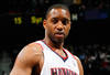 ATLANTA, GA - DECEMBER 28:  Tracy McGrady #1 of the Atlanta Hawks walks on the court against the Washington Wizards at Philips Arena on December 28, 2011 in Atlanta, Georgia.  NOTE TO USER: User expressly acknowledges and agrees that, by downloading and or using this photograph, User is consenting to the terms and conditions of the Getty Images License Agreement.  (Photo by Kevin C. Cox/Getty Images)