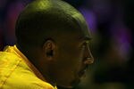 LOS ANGELES, CA - JANUARY 10:  Kobe Bryant #24 of the Los Angeles Lakerssits on the bench during pregame introductions before the game with the Phoenix Suns at Staples Center on January 10, 2012 in Los Angeles, California. NOTE TO USER: User expressly acknowledges and agrees that, by downloading and or using this photograph, User is consenting to the terms and conditions of the Getty Images License Agreement.  (Photo by Stephen Dunn/Getty Images)