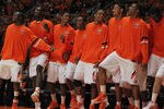 CHAMPAIGN, IL - DECEMBER 03:  Members of the Illinois Fighting Illini dance before a game against the Gonzaga Bulldogs at Assembly Hall on December 3, 2011 in Champaign, Illinois. Illinois defeated Gonzaga 82-75.  (Photo by Jonathan Daniel/Getty Images)