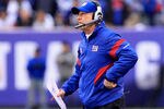 EAST RUTHERFORD, NJ - JANUARY 08:  Head coach Tom Coughlin of the New York Giants looks on in the first half against the Atlanta Falcons
 during their NFC Wild Card Playoff game at MetLife Stadium on January 8, 2012 in East Rutherford, New Jersey.  (Photo by Chris Trotman/Getty Images)