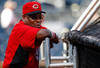 PITTSBURGH - JULY 19: Manager Dusty Baker #12 of the Cincinnati Reds watches batting practice prior to the game against the Pittsburgh Pirates on July 19, 2011 at PNC Park in Pittsburgh, Pennsylvania.  (Photo by Jared Wickerham/Getty Images)