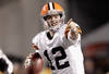 PITTSBURGH, PA - DECEMBER 08:  Colt McCoy #12 of the Cleveland Browns looks to pass against the Pittsburgh Steelers at Heinz Field on December 8, 2011 in Pittsburgh, Pennsylvania.  (Photo by Jared Wickerham/Getty Images)