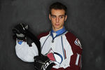 ST PAUL, MN - JUNE 24:  (EDITORS NOTE: Image has been digitally altered.) Eleventh overall pick Duncan Siemens by the Colorado Avalanche poses for a portrait during day one of the 2011 NHL Entry Draft at Xcel Energy Center on June 24, 2011 in St Paul, Minnesota.  (Photo by Nick Laham/Getty Images)