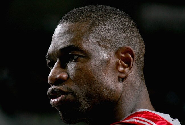 DALLAS - NOVEMBER 22:  Dikembe Mutombo #55 of the Houston Rockets looks over his shoulder during the game against the Dallas Mavericks at the American Airlines Center on November 22, 2005 in Dallas, Texas.  The Mavericks won 102-93.  NOTE TO USER: User expressly acknowledges and agrees that, by downloading and or using this photograph, User is consenting to the terms and conditions of the Getty Images License Agreement. (Photo by Ronald Martinez/Getty Images)