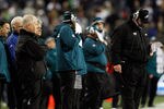 SEATTLE - DECEMBER 01:  Head Coach Andy Reid of the Philadelphia Eagles walks the sidelines against the Seattle Seahawks on December 1, 2011 at CenturyLink Field in Seattle, Washington.  (Photo by Jonathan Ferrey/Getty Images)