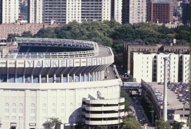 BRONX, NY - UNDATED:  Exterior general view of Yankee Stadium in the Bronx, New York. (Photo by Lonnie Major/Getty Images)