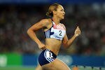 DAEGU, SOUTH KOREA - AUGUST 30:  Jessica Ennis of Great Britain competes in the 800 metres in the women's heptathlon during day four of the 13th IAAF World Athletics Championships at the Daegu Stadium on August 30, 2011 in Daegu, South Korea.  (Photo by Stu Forster/Getty Images)