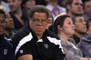 OAKLAND, CA - JANUARY 10:  Oakland Raiders new general manager Reggie McKenzie watches the Golden State Warriors play the Miami Heat at Oracle Arena on January 10, 2012 in Oakland, California.  NOTE TO USER: User expressly acknowledges and agrees that, by downloading and or using this photograph, User is consenting to the terms and conditions of the Getty Images License Agreement.  (Photo by Ezra Shaw/Getty Images)