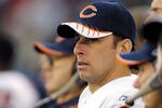 30 Dec 2001:  Quarterback Shane Matthews #9 of the Chicago Bears observes from the sideline during the game against the Detroit Lions at the Silverdome in Pontiac, Michigan.  The Bears won 2-0. DIGITAL IMAGE. Mandatory Credit: Tom Pidgeon/Getty images
