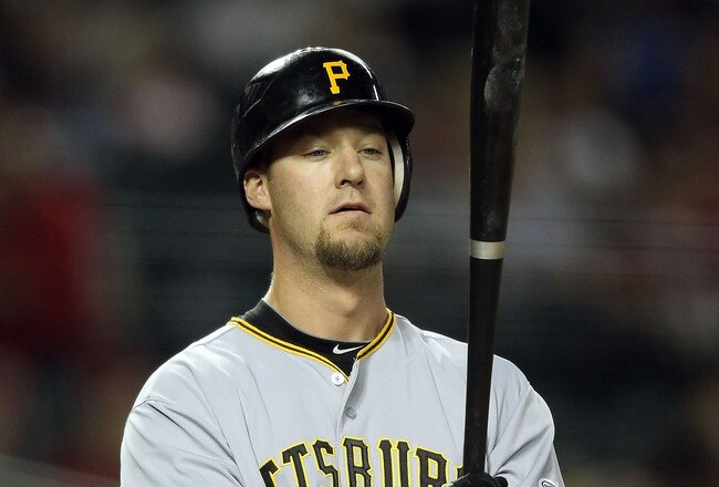 PHOENIX, AZ - SEPTEMBER 19:  Ryan Ludwick #36 of the Pittsburgh Pirates bats against the Arizona Diamondbacks during the Major League Baseball game at Chase Field on September 19, 2011 in Phoenix, Arizona.  The Diamondbacks defeated the Pirates 1-0.  (Photo by Christian Petersen/Getty Images)