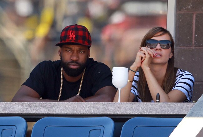 NEW YORK, NY - SEPTEMBER 09:  Baron Davis (L) of the Cleveland Cavaliers attends Day Twelve of the 2011 US Open at the USTA Billie Jean King National Tennis Center on September 9, 2011 in the Flushing neighborhood of the Queens borough of New York City.  (Photo by Nick Laham/Getty Images)