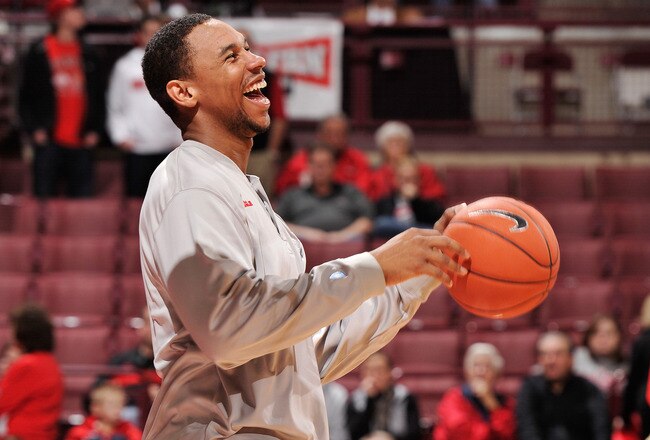 COLUMBUS, OH - DECEMBER 14:  Jared Sullinger #0 of the Ohio State Buckeyes is all smiles as he warms up before a game against the South Carolina-Upstate Spartans on December 14, 2011 at Value City Arena in Columbus, Ohio.  (Photo by Jamie Sabau/Getty Images)