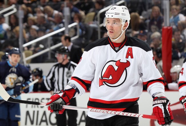 PITTSBURGH, PA - JANUARY 07:  Ilya Kovalchuk #17 of the New Jersey Devils during the NHL game against the Pittsburgh Penguins at Consol Energy Center on January 7, 2012 in Pittsburgh, Pennsylvania.  The Devils defeated the Penguins 3-1.  (Photo by Christian Petersen/Getty Images)
