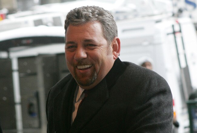 NEW YORK - MARCH 1:  James Dolan, president of Madison Square Garden, arrives at the NHL Board of Governors meetings at the Westin Hotel in Times Square March 1, 2005 in New York City.  (Photo by Bruce Bennett/Getty Images)