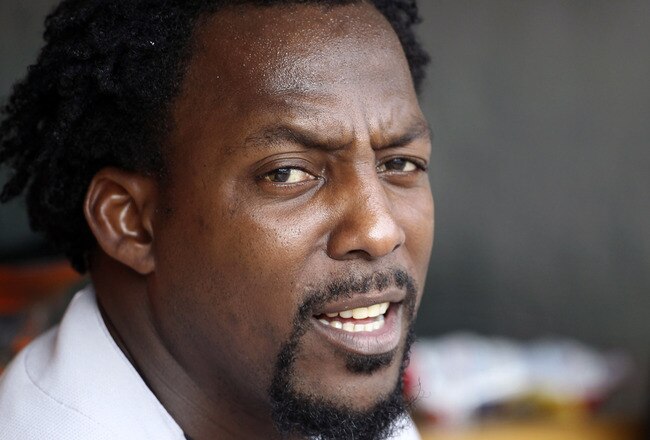 DETROIT - SEPTEMBER 25: Vladimir Guerrero #27 of the Baltimore Orioles watches the action during the game against the Detroit Tigers at Comerica Park on September 25, 2011 in Detroit, Michigan.  (Photo by Leon Halip/Getty Images)
