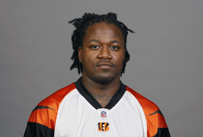 CINCINNATI, OH - CIRCA 2011: In this handout image provided by the NFL,  Adam Jones of the Cincinnati Bengals poses for his NFL headshot circa 2011 in Cincinnati, Ohio.  (Photo by NFL via Getty Images)