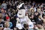 NASHVILLE, TN - NOVEMBER 11:  The Vanderbilt Commodores mascot visits with fans during the game against the Oregon Ducks at Memorial Gymansium on November 11, 2011 in Nashville, Tennessee. Vanderbilt defeated Oregon 78-64.(Photo by Joe Robbins/Getty Images)