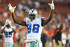TAMPA, FL - DECEMBER 17:  Wide receiver Dez Bryant #88 of the Dallas Cowboys waives to fans before play against the Tampa Bay Buccaneers December 17, 2011 at Raymond James Stadium in Tampa, Florida. (Photo by Al Messerschmidt/Getty Images)