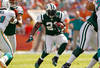 MIAMI GARDENS, FL - JANUARY 01:  LaDainian Tomlinson #21 of the New York Jets rushes during a game against the Miami Dolphins at Sun Life Stadium on January 1, 2012 in Miami Gardens, Florida.  (Photo by Mike Ehrmann/Getty Images)