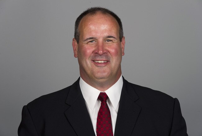 CHICAGO, IL - CIRCA 2011: In this handout image provided by the NFL,  Mike Tice of the Chicago Bears poses for his NFL headshot circa 2011 in Chicago, Illinois.  (Photo by NFL via Getty Images)