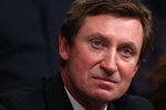 VANCOUVER, BC - FEBRUARY 12:  Hockey great Wayne Gretzky answers questions after lighting the Olympic torch during the Opening Ceremony afterwards at the Main Press Centre during the Vancouver 2010 Winter Olympics on February 12, 2010 in Vancouver, Canada.  (Photo by Alex Livesey/Getty Images)