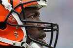 CHARLOTTE, NC - SEPTEMBER 26:  Terrell Owens #81 of the Cincinnati Bengals watches on during their game against the Carolina Panthers at Bank of America Stadium on September 26, 2010 in Charlotte, North Carolina.  (Photo by Streeter Lecka/Getty Images)