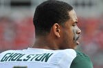 TAMPA, FL - JANUARY 02: Defensive end William Gholston #2 Michigan State Spartans watches play against the Georgia Bulldogs in the Outback Bowl January 2, 2012 at Raymond James Stadium in Tampa, Florida. (Photo by Al Messerschmidt/Getty Images)
