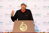 HAIKOU, CHINA - OCTOBER 28:  American professional golf instructor Hank Haney speaks during the Hank Haney Academy opening press conference as part of the Mission Hills Star Trophy at Mission Hills Hainan on October 28, 2010 in Haikou, China. The Mission Hills Star Trophy is Asia's leading leisure liflestyle event and features Hollywood celebrities and international golf stars.  (Photo by Athit Perawongmetha/Getty Images for Mission Hills)
