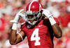TUSCALOOSA, AL - SEPTEMBER 24:  Mark Barron #4 of the Alabama Crimson Tide against the Arkansas Razorbacks at Bryant-Denny Stadium on September 24, 2011 in Tuscaloosa, Alabama.  (Photo by Kevin C. Cox/Getty Images)