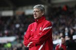 SWANSEA, WALES - JANUARY 15: Arsene Wenger, manager of Arsenal looks on ahead of the Barclays Premier League match between Swansea City and Arsenal at Liberty Stadium on January 15, 2012 in Swansea, Wales.  (Photo by Michael Steele/Getty Images)