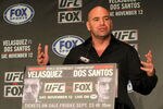HOLLYWOOD, CA - SEPTEMBER 20:  UFC President Dana White speaks during the UFC on Fox: Velasquez v Dos Santos - Press Conference at W Hollywood on September 20, 2011 in Hollywood, California.  (Photo by Victor Decolongon/Getty Images)