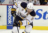 PITTSBURGH, PA - DECEMBER 17:  Derek Roy #9 of the Buffalo Sabres handles the puck against the Pittsburgh Penguins during the game at Consol Energy Center on December 17, 2011 in Pittsburgh, Pennsylvania.  (Photo by Justin K. Aller/Getty Images)
