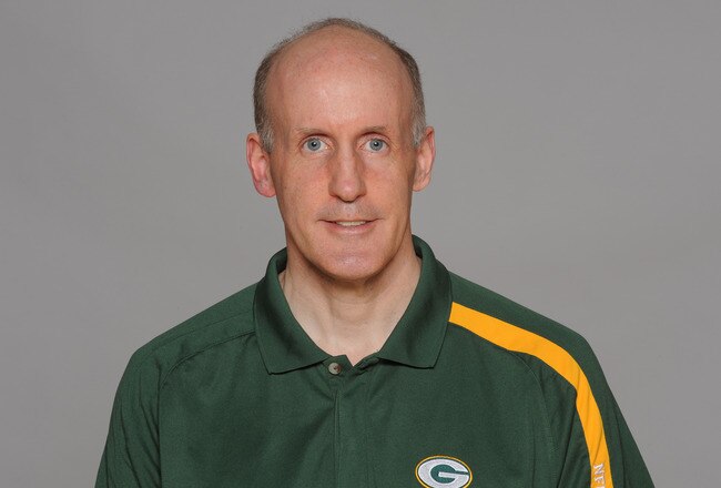 GREEN BAY, WI - CIRCA 2011: In this handout image provided by the NFL,  Joe Philbin of the Green Bay Packers poses for his NFL headshot circa 2011 in Green Bay, Wisconsin.  (Photo by NFL via Getty Images)