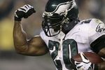 PHILADELPHIA - SEPTEMBER 21: Brian Dawkins #22 of the Philadelphia Eagles celebrates recovering a fumble and the sack of Ben Roethlisberger #7 of the Pittsburgh Steelers during the second half on September 21, 2008 at Lincoln Financial Field in Philadelphia, Pennsylvania. The Eagles won 15-6.(Photo by Chris Gardner/Getty Images)