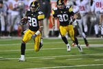 IOWA CITY, IA - NOVEMBER 20:  Defensive back Shaun Prater #28 of the University of Iowa Hawkeyes returns a pass interception against the Ohio State Buckeyes during the second half of play at Kinnick Stadium on November 20, 2010 in Iowa City, Iowa. Ohio State won 20-17 over Iowa. (Photo by David Purdy/Getty Images)