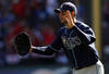 ARLINGTON, TX - OCTOBER 10:  Carlos Pena #23 of the Tampa Bay Rays celebrates after a 5-2 win against the Texas Rangers during game 4 of the ALDS at Rangers Ballpark in Arlington on October 10, 2010 in Arlington, Texas.  (Photo by Ronald Martinez/Getty Images)