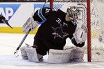 SAN JOSE, CA - JANUARY 19:  The puck gets past Antti Niemi #31 of the San Jose Sharks for a goal for Colin Greening #14 of the Ottawa Senators in the second period at HP Pavilion at San Jose on January 19, 2012 in San Jose, California.  (Photo by Ezra Shaw/Getty Images)