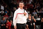 COLUMBUS, OH - JANUARY 15:  Head football coach Urban Meyer of the Ohio State Buckeyes is introduced to the crowd at halftime of the basketball game between the Indiana Hoosiers and the Ohio State Buckeyes on January 15, 2012 at Value City Arena in Columbus, Ohio.  (Photo by Jamie Sabau/Getty Images)